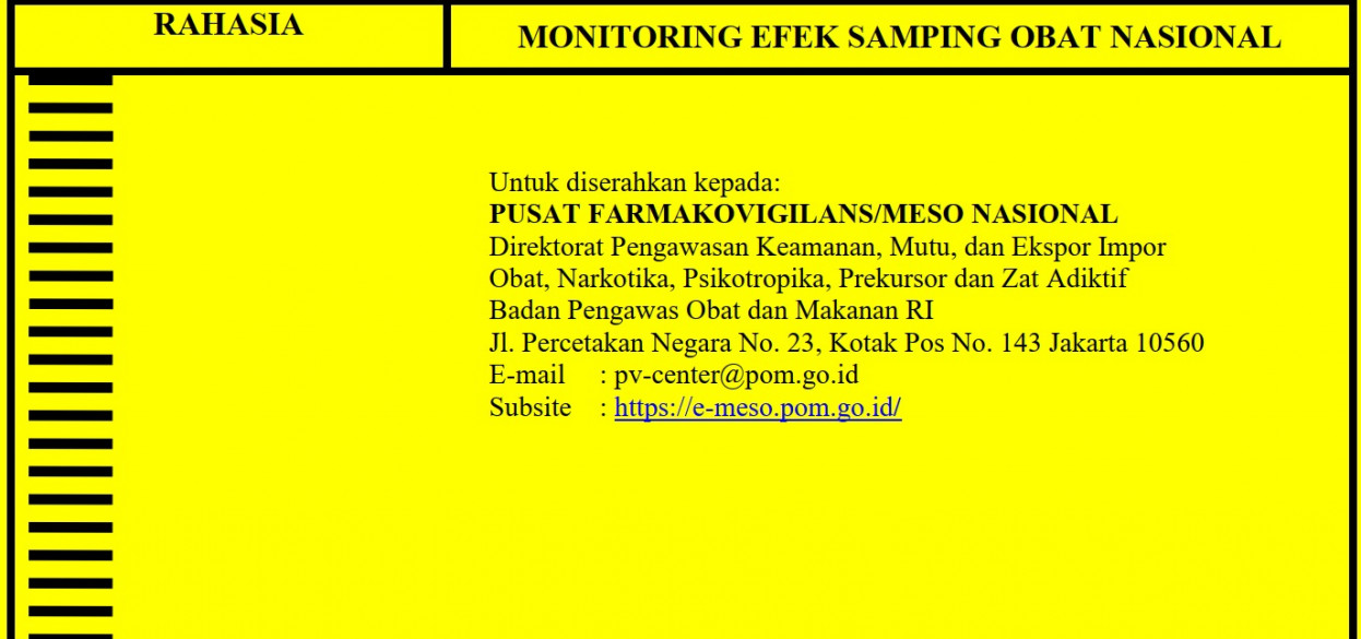 Formulir Kuning