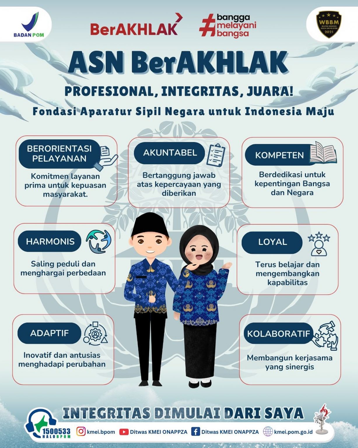 ASN BERAKHLAK, WUJUD ASN MASA KINI
